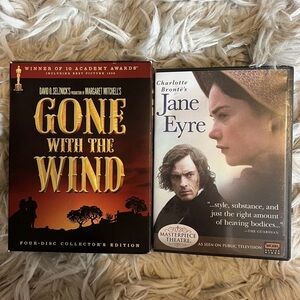 COLLECTORS Gone with the Wind & Jane Eyre DVD Set